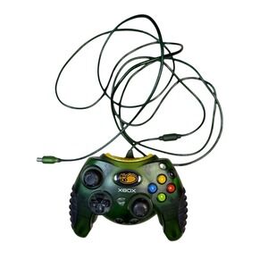 MadCatz Original Xbox Pad Pro Controller 4526 Translucent Green Wired Work 2001‎